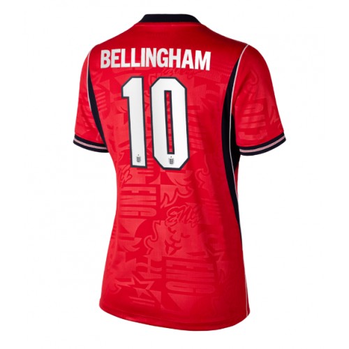 Anglie Jude Bellingham #10 Dámské Venkovní Dres MS 2026 Krátkým Rukávem Anglie Jude Bellingham #10 Dámské Venkovní Dres MS 2026 Krátkým Rukávem